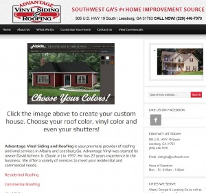 Advantage Vinyl Siding and Roofing | Albany Ga & Leesburg Ga